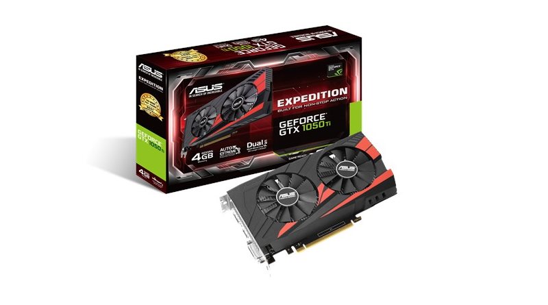 4K und eSport Grafikkarte Geforce 1050 GTX von Asus